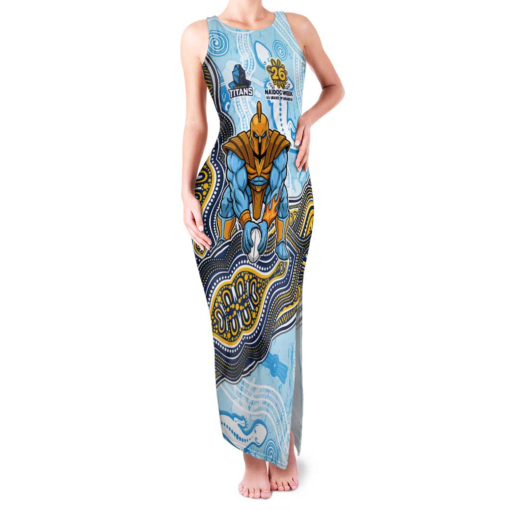 Gold Coast Titans NAIDOC Week 2026 Tank Maxi Dress First Nations of Australia Aboriginal Mascot Rugby