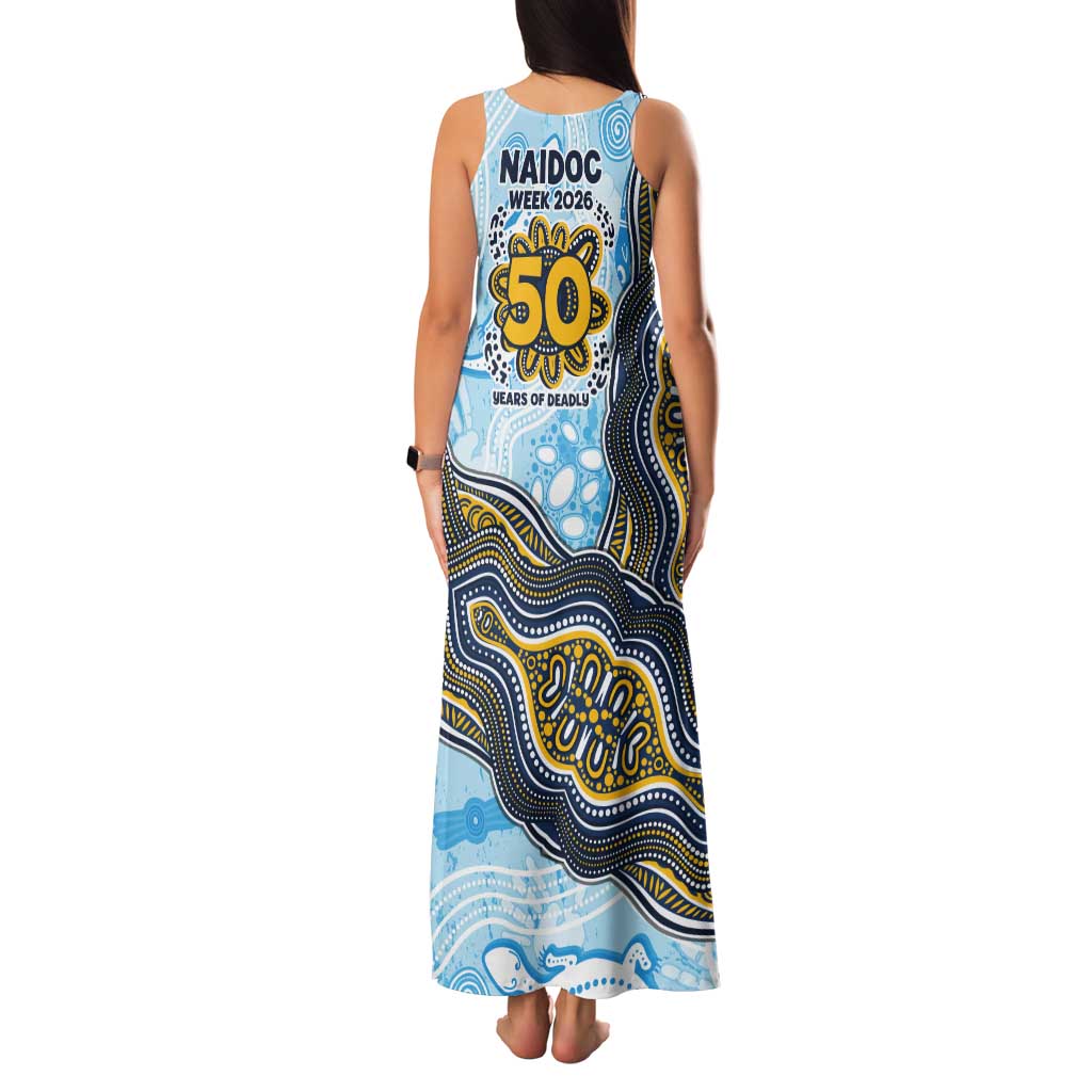 Gold Coast Titans NAIDOC Week 2026 Tank Maxi Dress First Nations of Australia Aboriginal Mascot Rugby