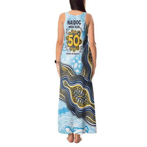 Gold Coast Titans NAIDOC Week 2026 Tank Maxi Dress First Nations of Australia Aboriginal Mascot Rugby