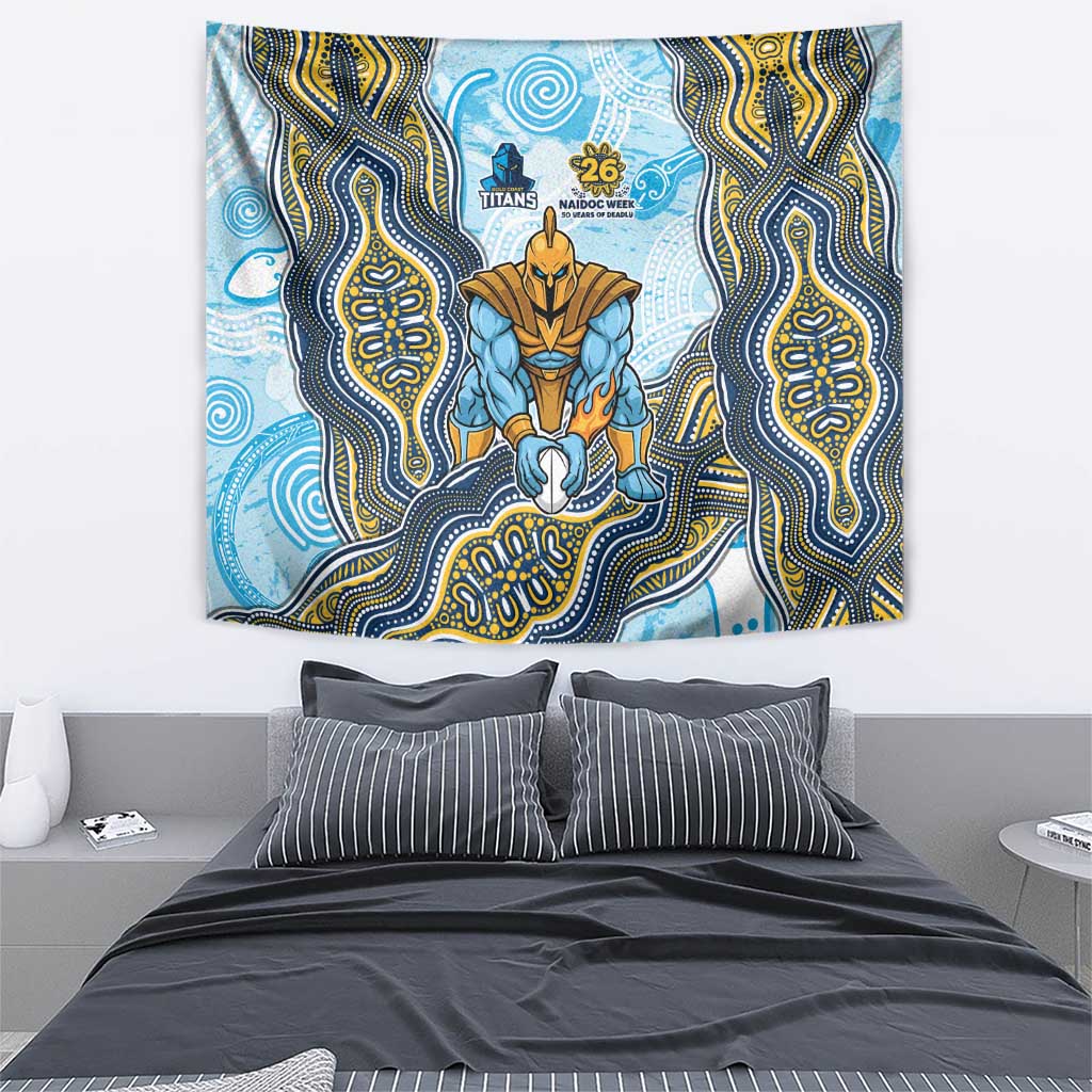 Gold Coast Titans NAIDOC Week 2026 Tapestry First Nations of Australia Aboriginal Mascot Rugby