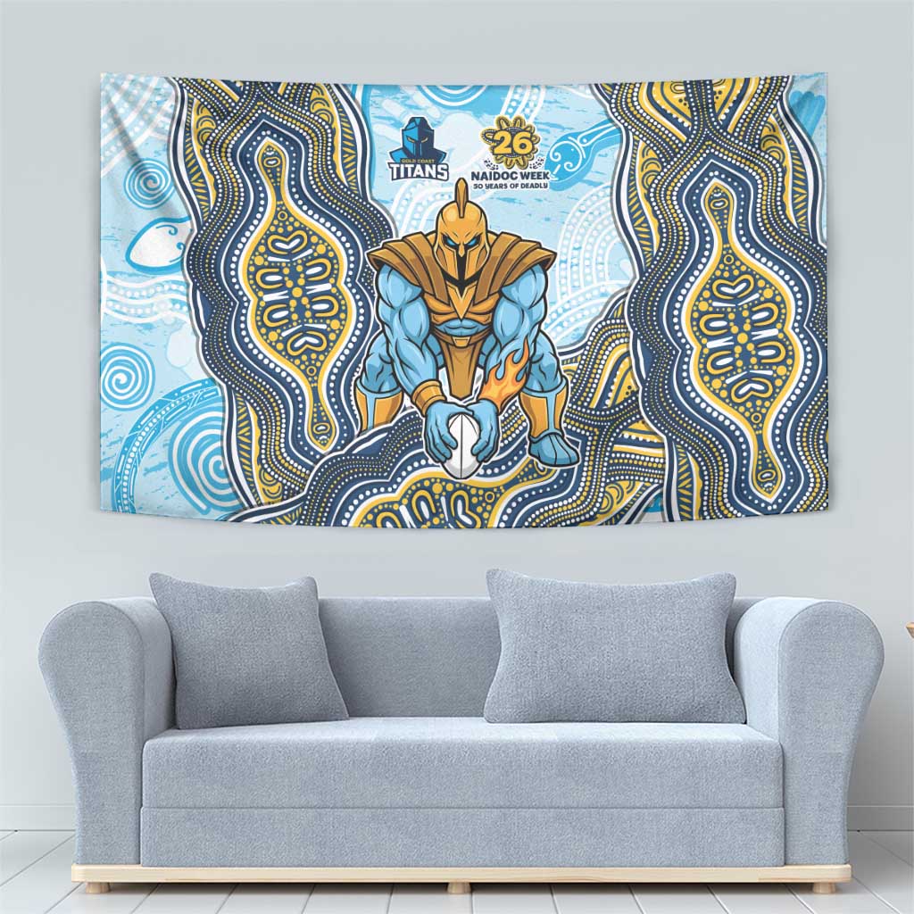 Gold Coast Titans NAIDOC Week 2026 Tapestry First Nations of Australia Aboriginal Mascot Rugby