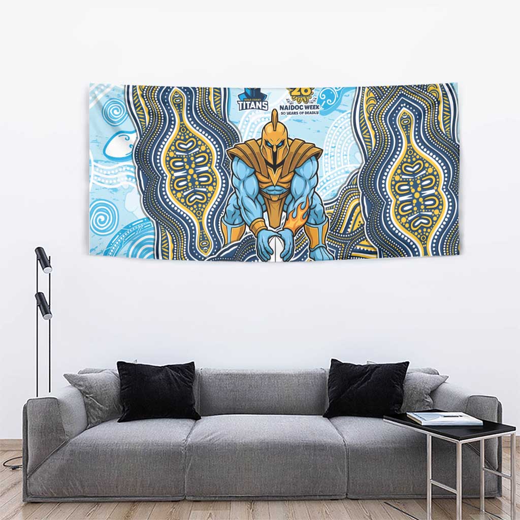 Gold Coast Titans NAIDOC Week 2026 Tapestry First Nations of Australia Aboriginal Mascot Rugby