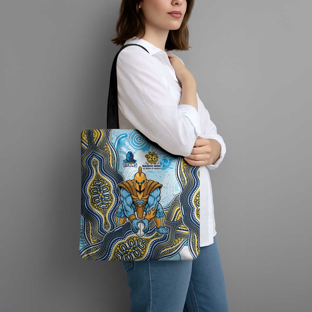 Gold Coast Titans NAIDOC Week 2026 Tote Bag First Nations of Australia Aboriginal Mascot Rugby