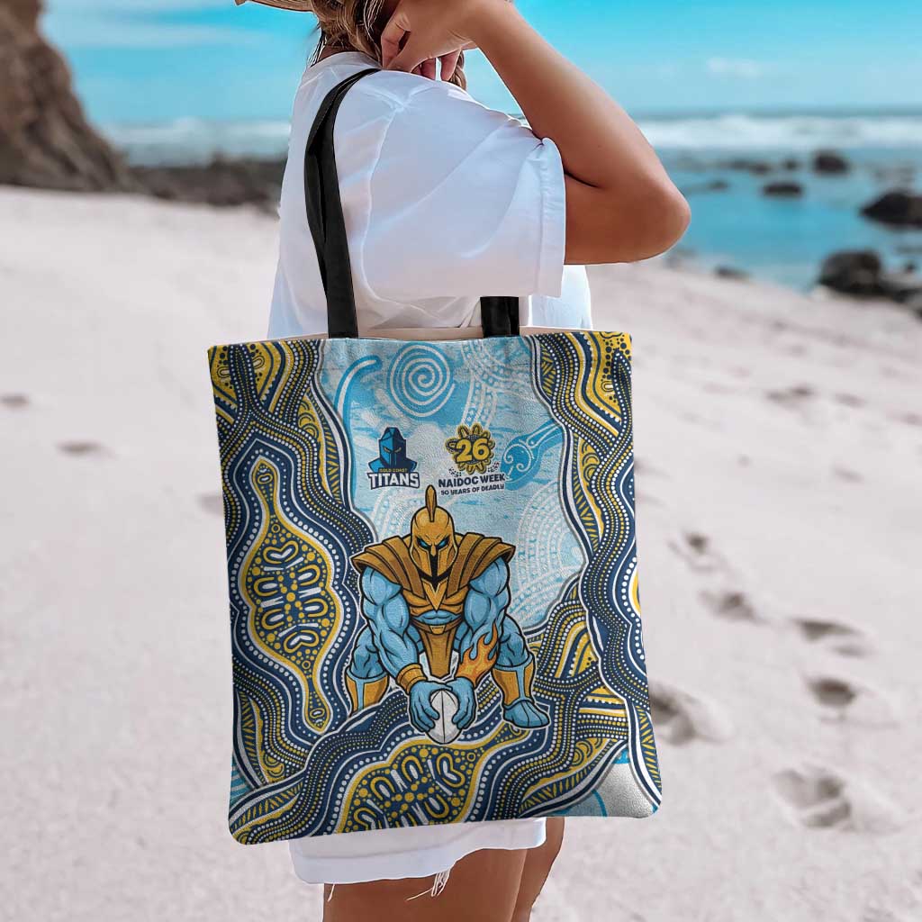 Gold Coast Titans NAIDOC Week 2026 Tote Bag First Nations of Australia Aboriginal Mascot Rugby