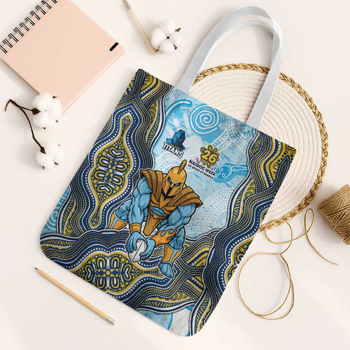 Gold Coast Titans NAIDOC Week 2026 Tote Bag First Nations of Australia Aboriginal Mascot Rugby