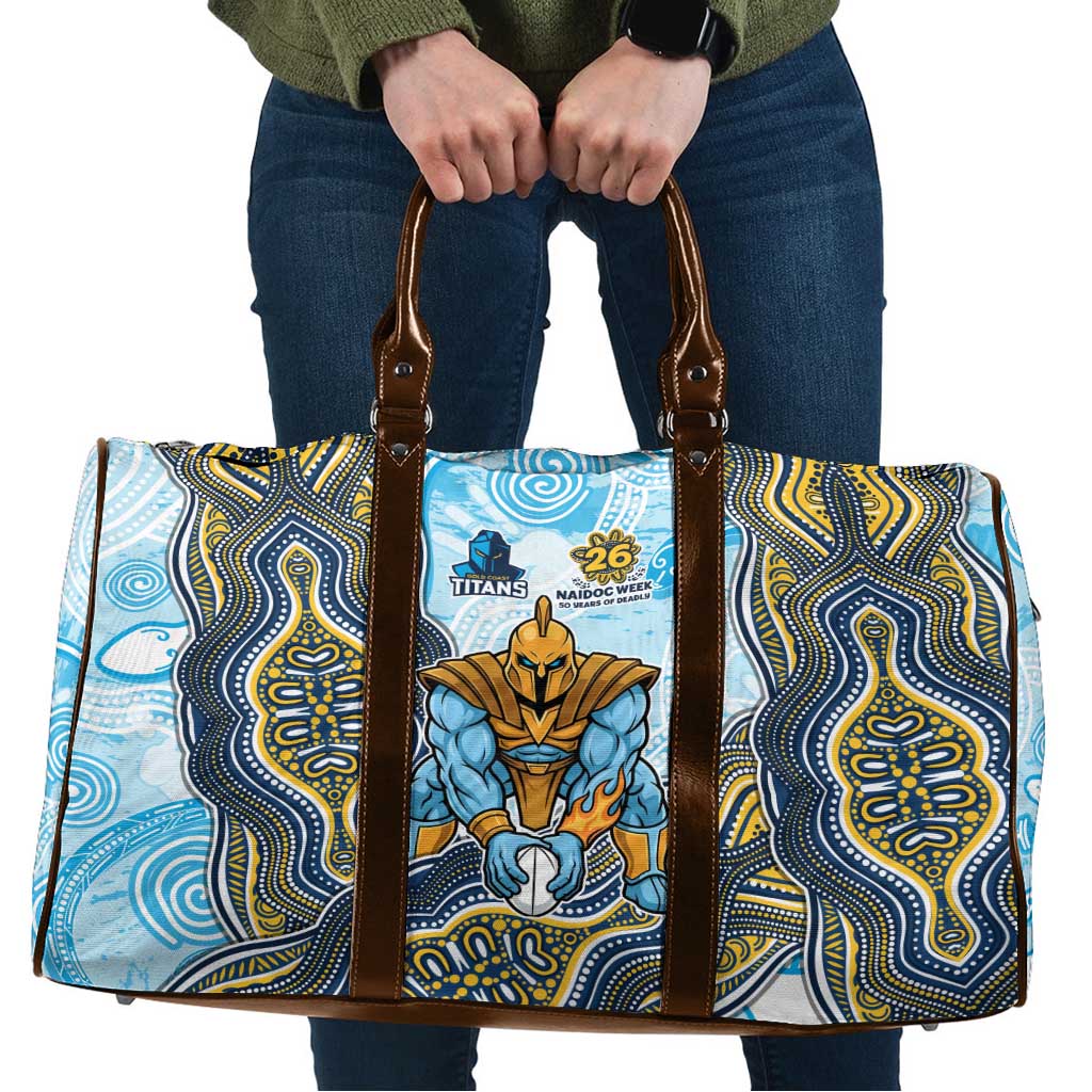 Gold Coast Titans NAIDOC Week 2026 Travel Bag First Nations of Australia Aboriginal Mascot Rugby