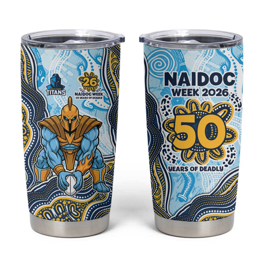 Gold Coast Titans NAIDOC Week 2026 Tumbler Cup First Nations of Australia Aboriginal Mascot Rugby