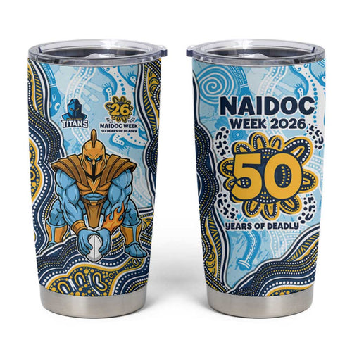 Gold Coast Titans NAIDOC Week 2026 Tumbler Cup First Nations of Australia Aboriginal Mascot Rugby