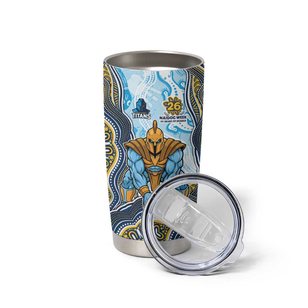 Gold Coast Titans NAIDOC Week 2026 Tumbler Cup First Nations of Australia Aboriginal Mascot Rugby