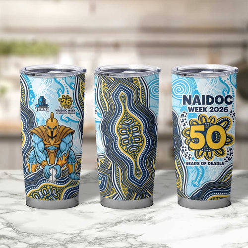 Gold Coast Titans NAIDOC Week 2026 Tumbler Cup First Nations of Australia Aboriginal Mascot Rugby