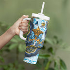 Gold Coast Titans NAIDOC Week 2026 Tumbler With Handle First Nations of Australia Aboriginal Mascot Rugby
