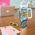 Gold Coast Titans NAIDOC Week 2026 Tumbler With Handle First Nations of Australia Aboriginal Mascot Rugby