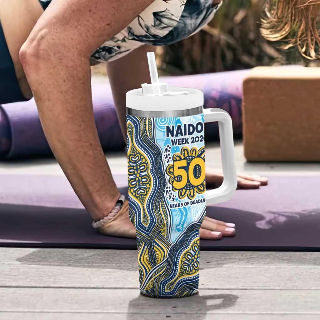 Gold Coast Titans NAIDOC Week 2026 Tumbler With Handle First Nations of Australia Aboriginal Mascot Rugby