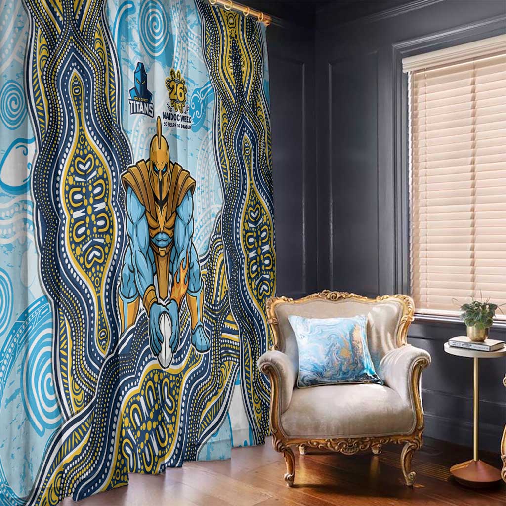 Gold Coast Titans NAIDOC Week 2026 Window Curtain First Nations of Australia Aboriginal Mascot Rugby