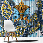 Gold Coast Titans NAIDOC Week 2026 Window Curtain First Nations of Australia Aboriginal Mascot Rugby