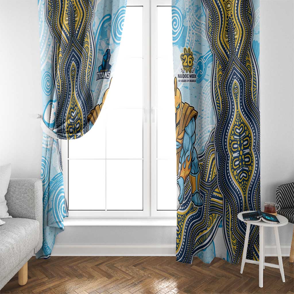 Gold Coast Titans NAIDOC Week 2026 Window Curtain First Nations of Australia Aboriginal Mascot Rugby