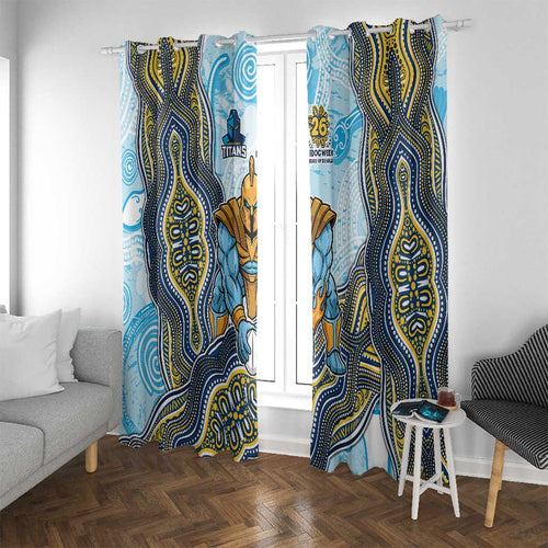 Gold Coast Titans NAIDOC Week 2026 Window Curtain First Nations of Australia Aboriginal Mascot Rugby