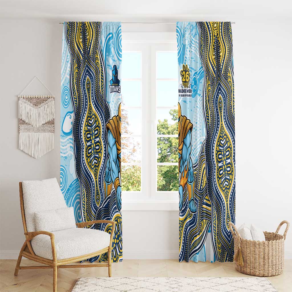 Gold Coast Titans NAIDOC Week 2026 Window Curtain First Nations of Australia Aboriginal Mascot Rugby