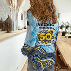 Gold Coast Titans NAIDOC Week 2026 Women Casual Shirt First Nations of Australia Aboriginal Mascot Rugby