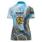 Gold Coast Titans NAIDOC Week 2026 Women Polo Shirt First Nations of Australia Aboriginal Mascot Rugby