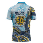 Gold Coast Titans NAIDOC Week 2026 Zipper Polo Shirt First Nations of Australia Aboriginal Mascot Rugby