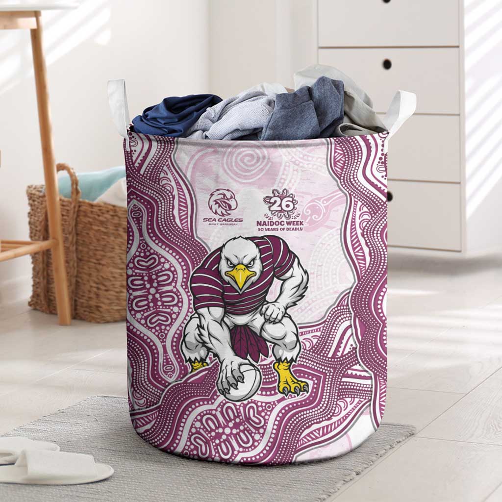 Manly Warringah Sea Eagles NAIDOC Week 2026 Laundry Basket First Nations of Australia Aboriginal Mascot Rugby