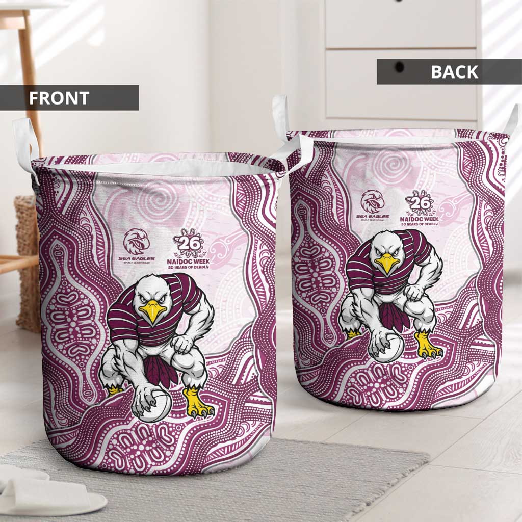 Manly Warringah Sea Eagles NAIDOC Week 2026 Laundry Basket First Nations of Australia Aboriginal Mascot Rugby