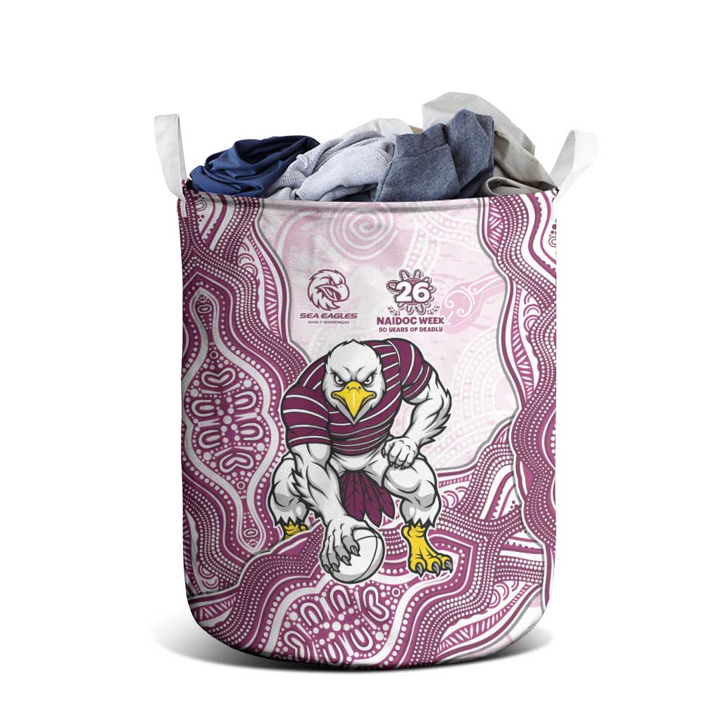 Manly Warringah Sea Eagles NAIDOC Week 2026 Laundry Basket First Nations of Australia Aboriginal Mascot Rugby