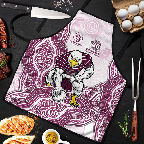 Manly Warringah Sea Eagles NAIDOC Week 2026 Apron First Nations of Australia Aboriginal Mascot Rugby