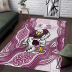 Manly Warringah Sea Eagles NAIDOC Week 2026 Area Rug First Nations of Australia Aboriginal Mascot Rugby