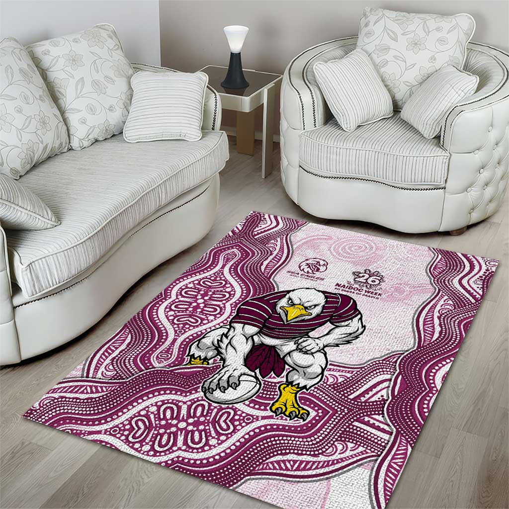 Manly Warringah Sea Eagles NAIDOC Week 2026 Area Rug First Nations of Australia Aboriginal Mascot Rugby