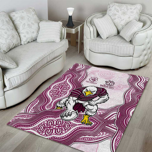 Manly Warringah Sea Eagles NAIDOC Week 2026 Area Rug First Nations of Australia Aboriginal Mascot Rugby