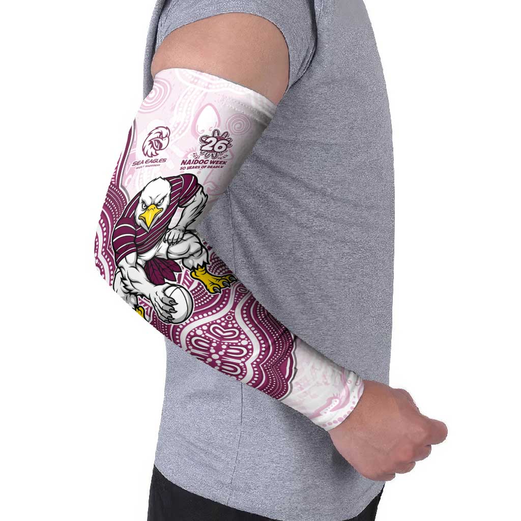 Manly Warringah Sea Eagles NAIDOC Week 2026 Arm Sleeves First Nations of Australia Aboriginal Mascot Rugby