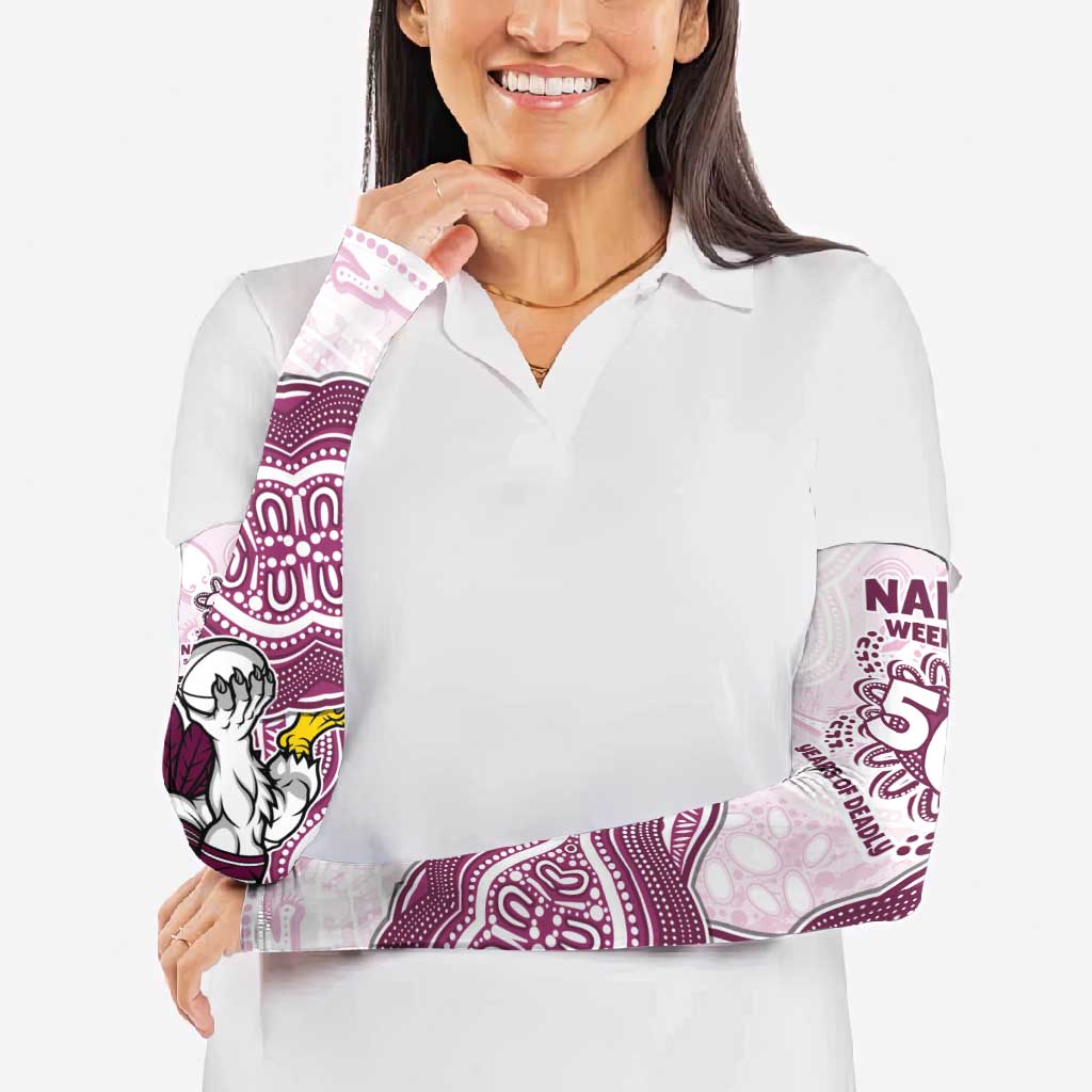 Manly Warringah Sea Eagles NAIDOC Week 2026 Arm Sleeves First Nations of Australia Aboriginal Mascot Rugby