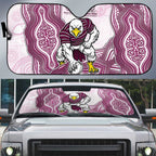 Manly Warringah Sea Eagles NAIDOC Week 2026 Auto Sun Shade First Nations of Australia Aboriginal Mascot Rugby