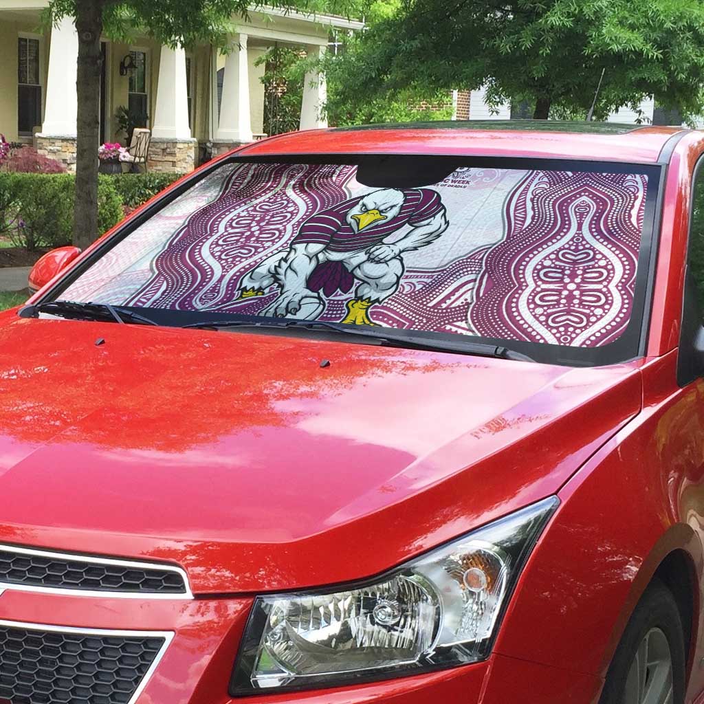 Manly Warringah Sea Eagles NAIDOC Week 2026 Auto Sun Shade First Nations of Australia Aboriginal Mascot Rugby