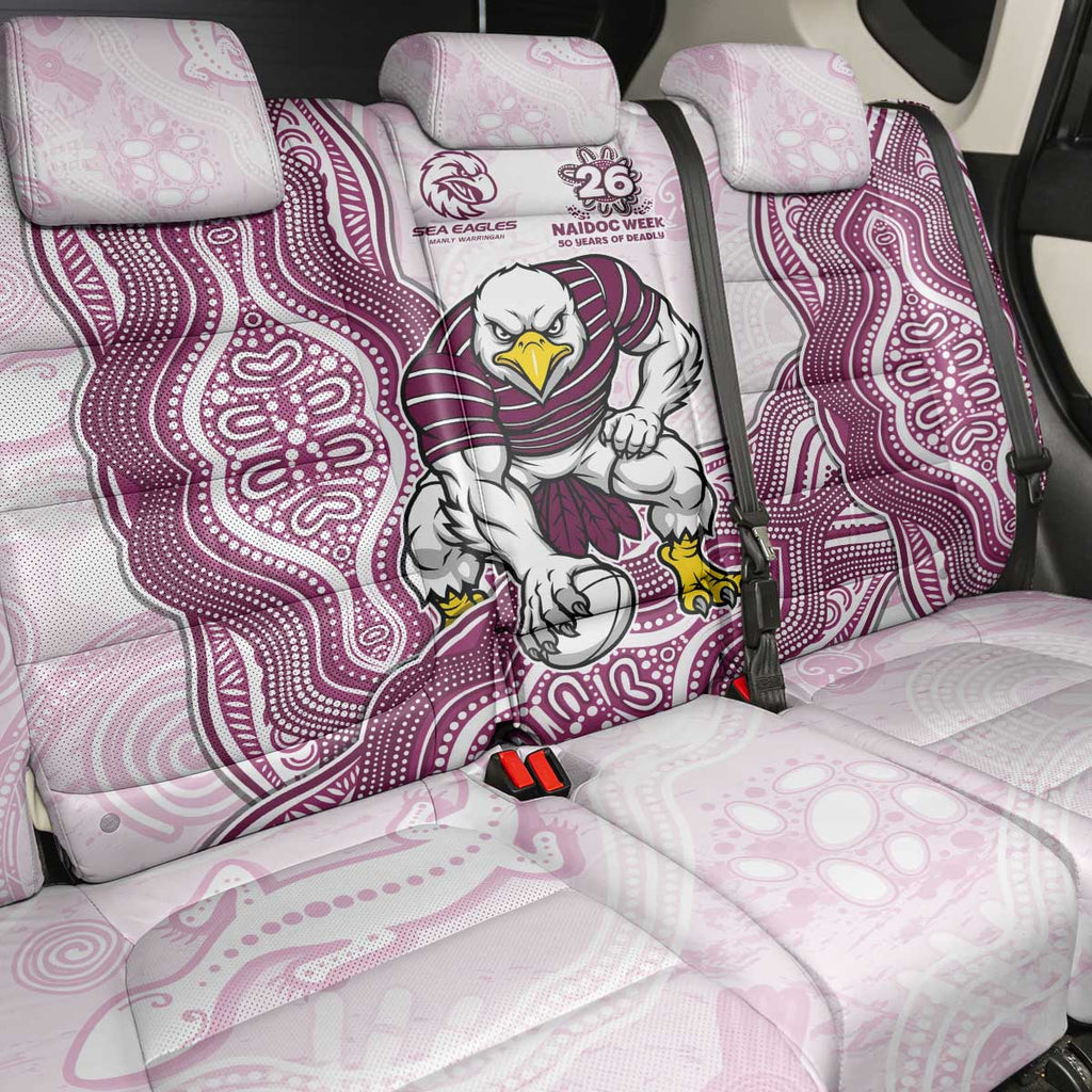 Manly Warringah Sea Eagles NAIDOC Week 2026 Back Car Seat Cover First Nations of Australia Aboriginal Mascot Rugby