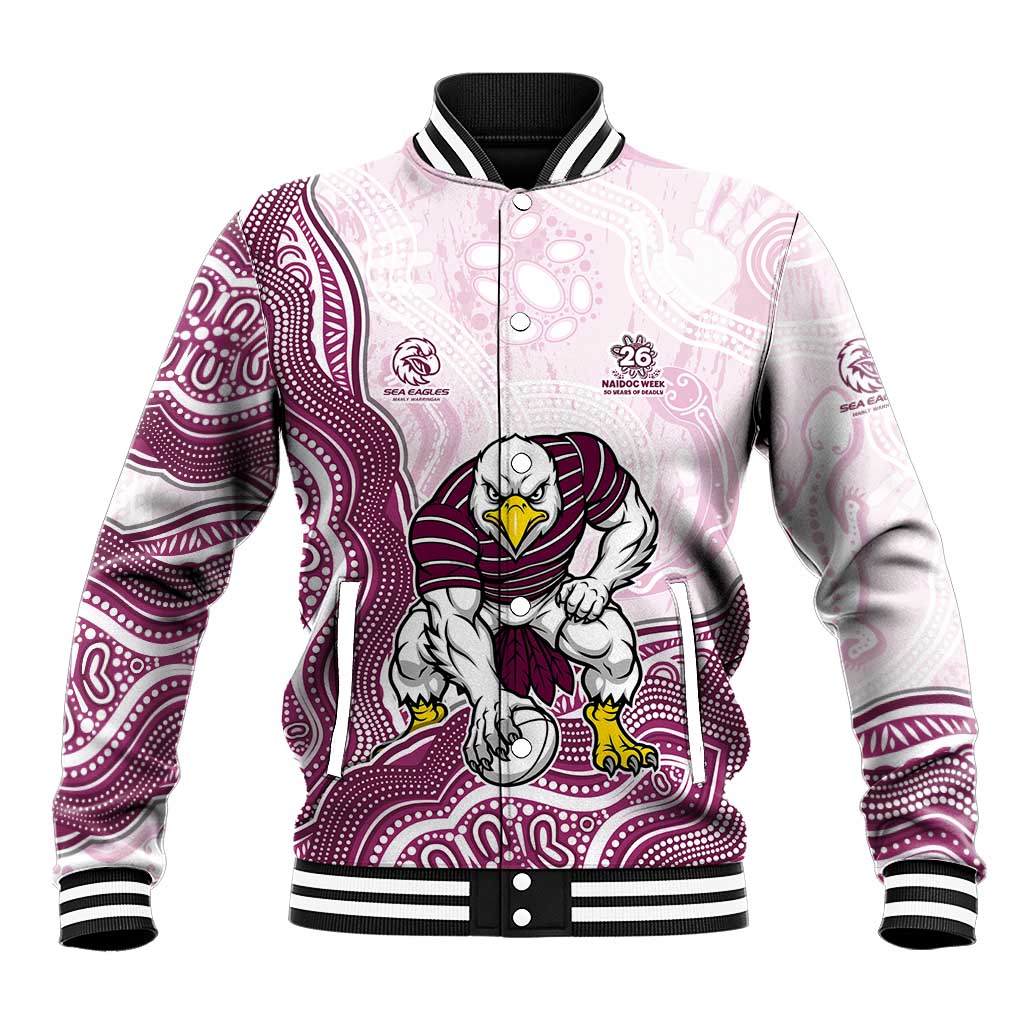 Manly Warringah Sea Eagles NAIDOC Week 2026 Baseball Jacket First Nations of Australia Aboriginal Mascot Rugby