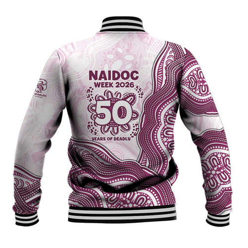 Manly Warringah Sea Eagles NAIDOC Week 2026 Baseball Jacket First Nations of Australia Aboriginal Mascot Rugby
