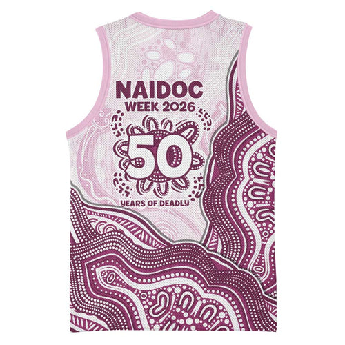 Manly Warringah Sea Eagles NAIDOC Week 2026 Basketball Jersey First Nations of Australia Aboriginal Mascot Rugby