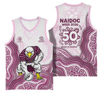 Manly Warringah Sea Eagles NAIDOC Week 2026 Basketball Jersey First Nations of Australia Aboriginal Mascot Rugby