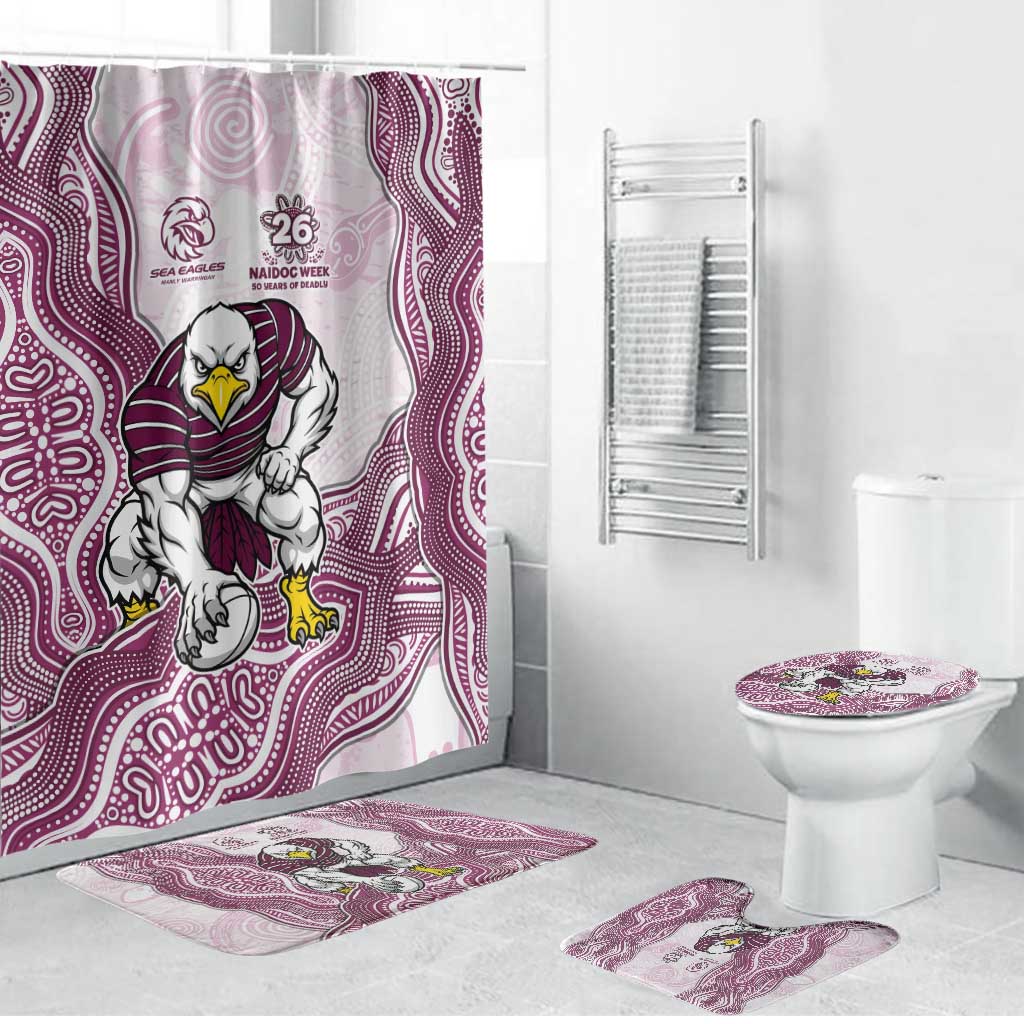 Manly Warringah Sea Eagles NAIDOC Week 2026 Bathroom Set First Nations of Australia Aboriginal Mascot Rugby