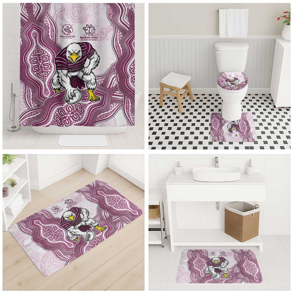 Manly Warringah Sea Eagles NAIDOC Week 2026 Bathroom Set First Nations of Australia Aboriginal Mascot Rugby