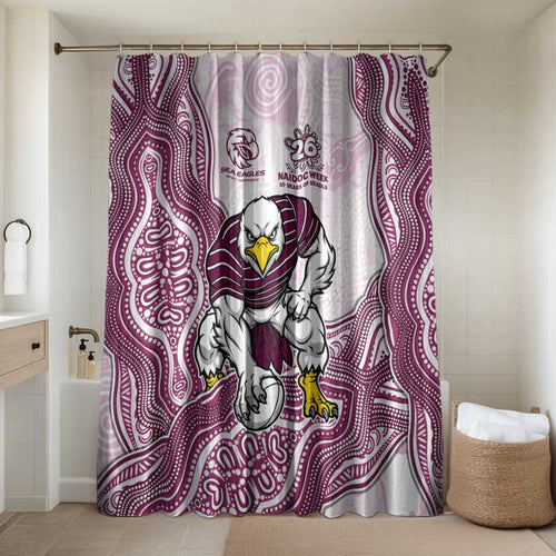 Manly Warringah Sea Eagles NAIDOC Week 2026 Bathroom Set First Nations of Australia Aboriginal Mascot Rugby