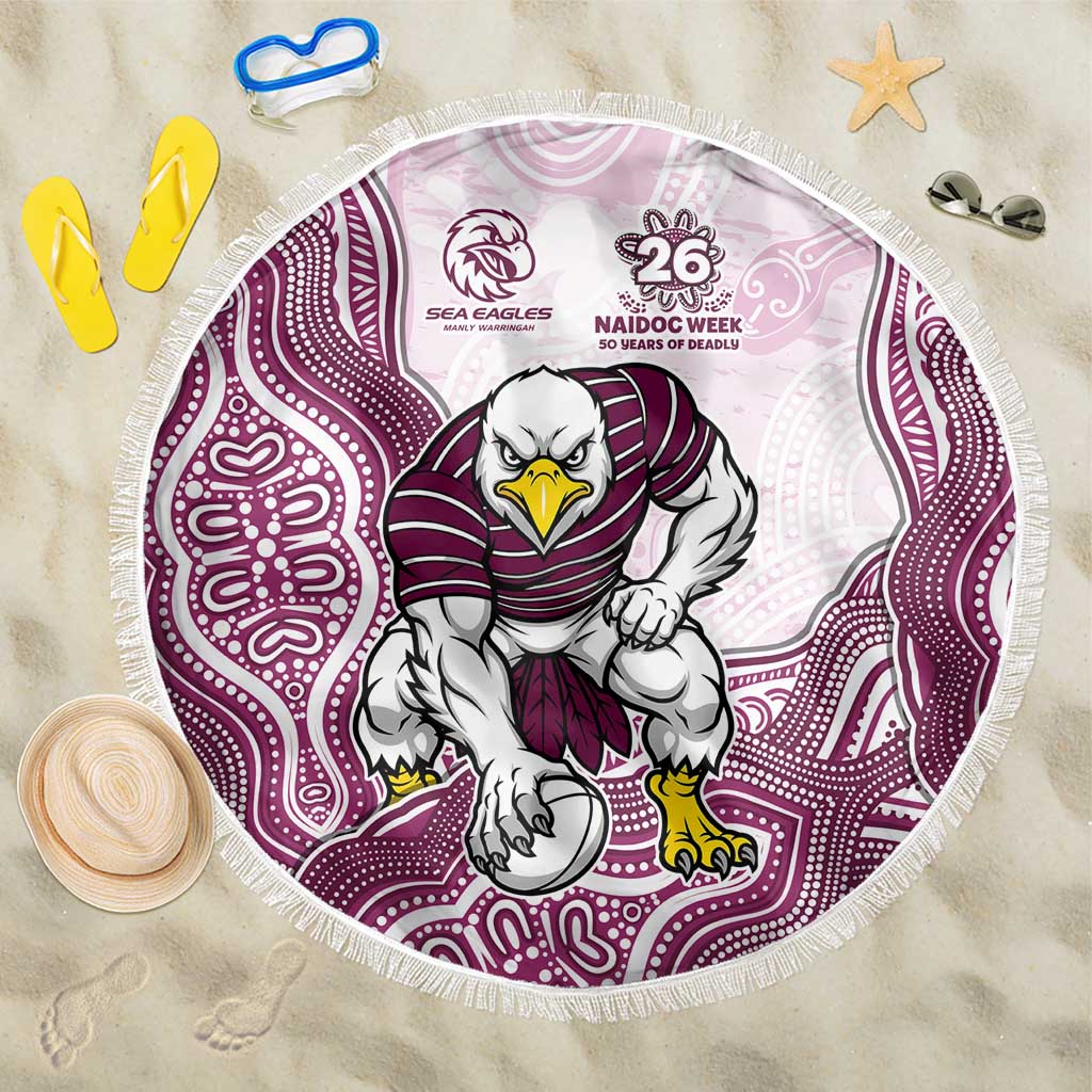 Manly Warringah Sea Eagles NAIDOC Week 2026 Beach Blanket First Nations of Australia Aboriginal Mascot Rugby