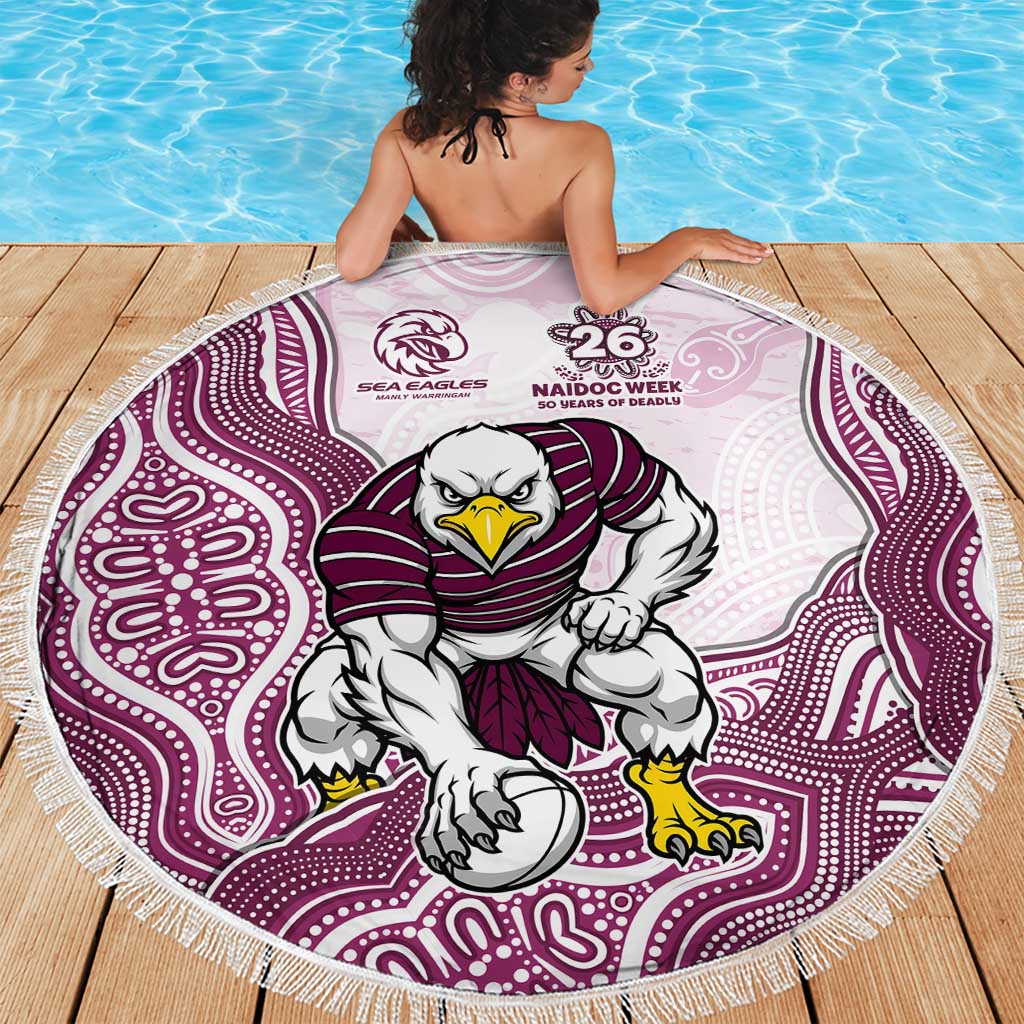 Manly Warringah Sea Eagles NAIDOC Week 2026 Beach Blanket First Nations of Australia Aboriginal Mascot Rugby