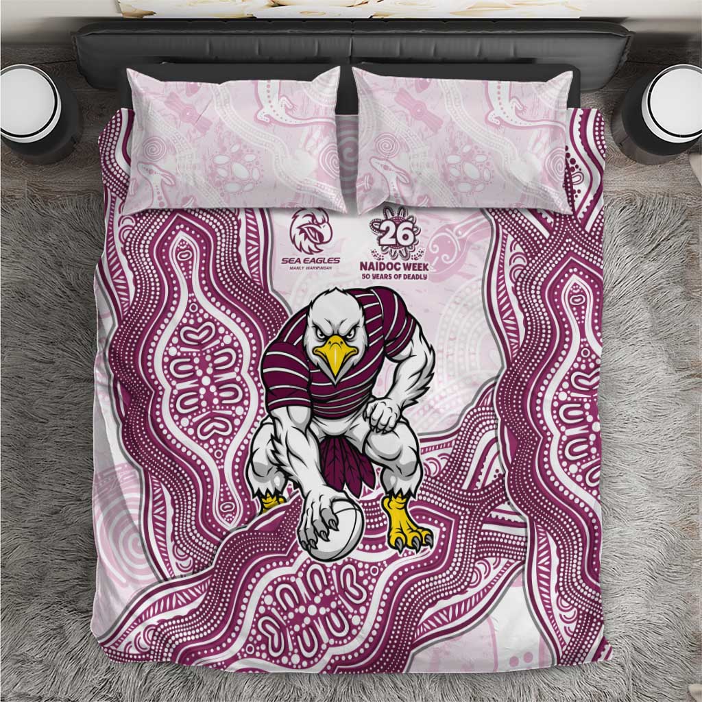 Manly Warringah Sea Eagles NAIDOC Week 2026 Bedding Set First Nations of Australia Aboriginal Mascot Rugby