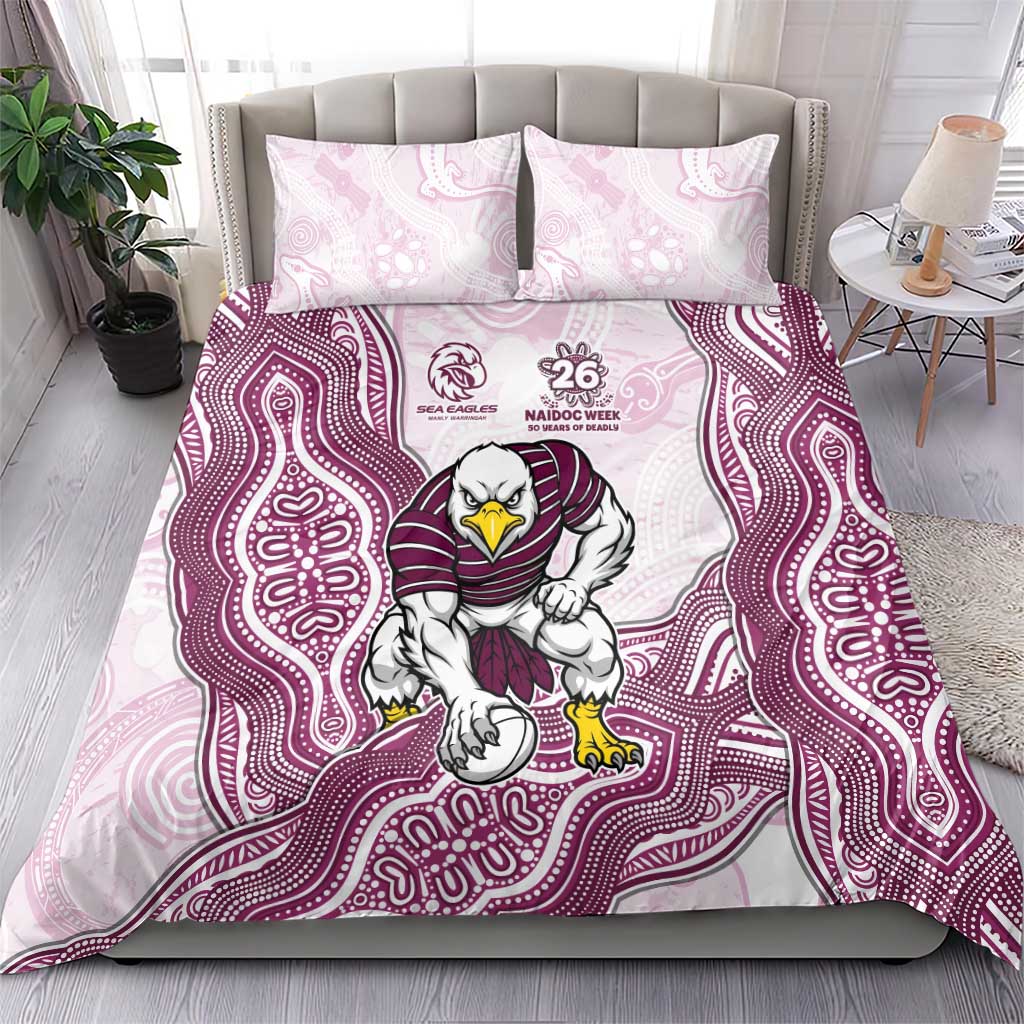 Manly Warringah Sea Eagles NAIDOC Week 2026 Bedding Set First Nations of Australia Aboriginal Mascot Rugby