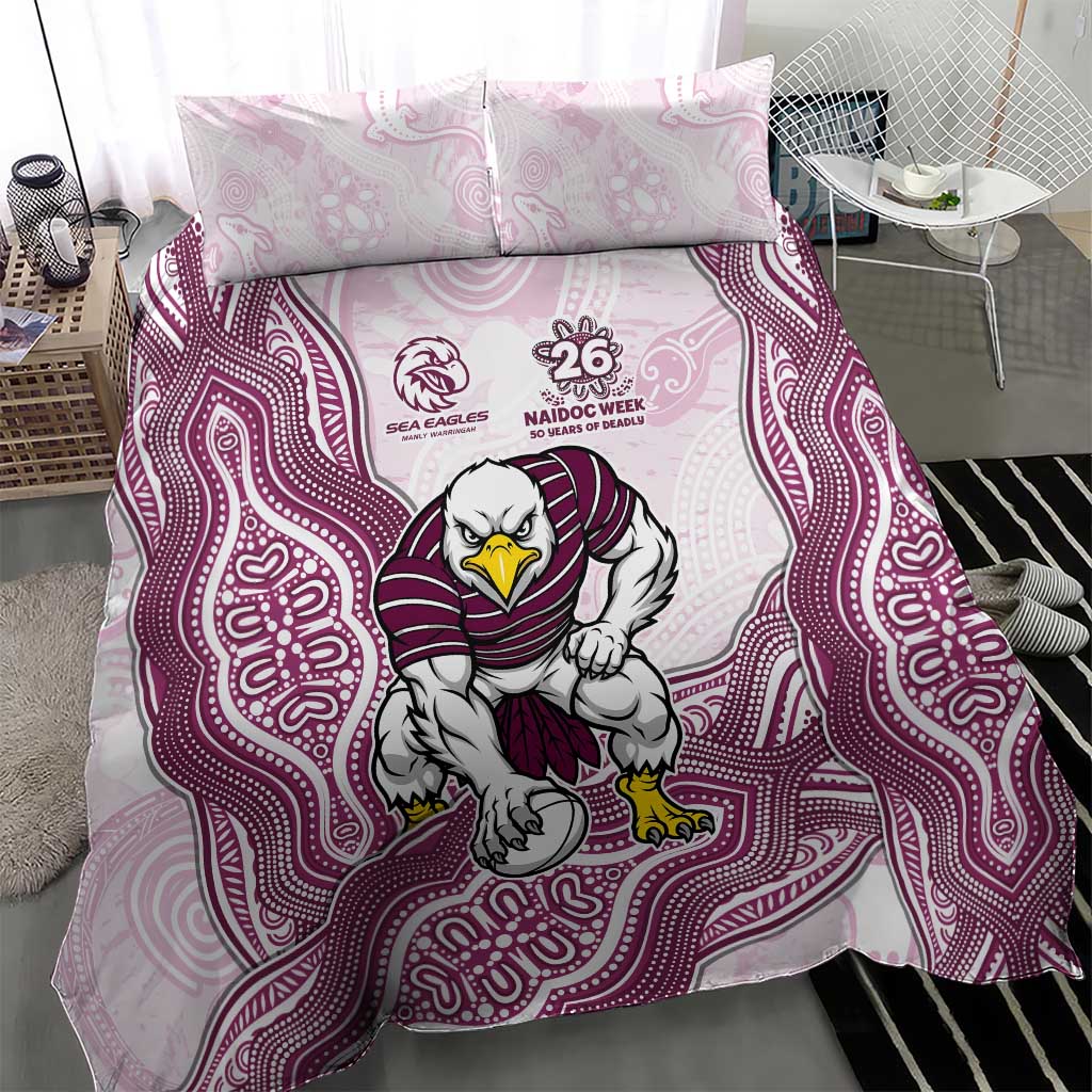 Manly Warringah Sea Eagles NAIDOC Week 2026 Bedding Set First Nations of Australia Aboriginal Mascot Rugby