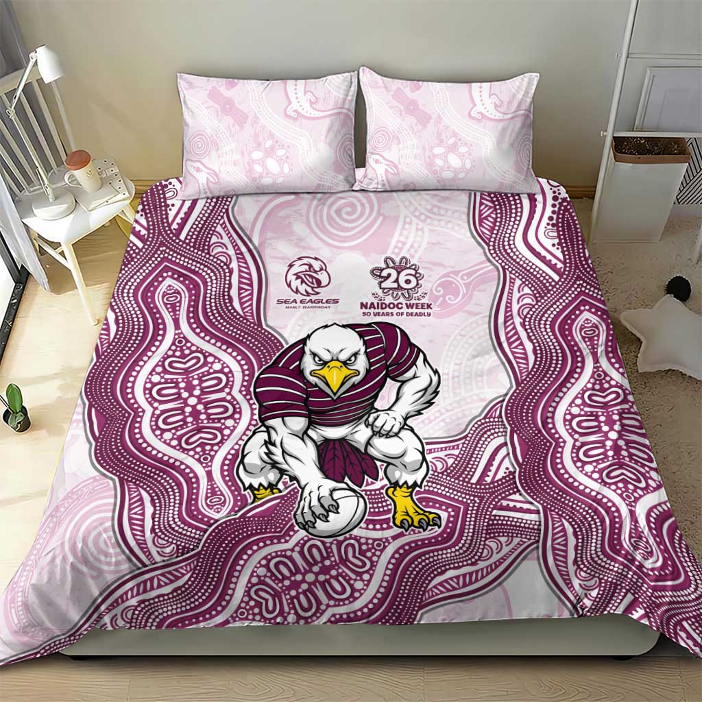 Manly Warringah Sea Eagles NAIDOC Week 2026 Bedding Set First Nations of Australia Aboriginal Mascot Rugby